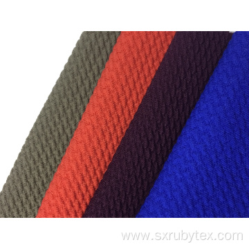 Polyester Bubble Solid Knit Fabric